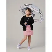 Hello Kitty En Kuromi Transparante Paraplu Handmatig Kind