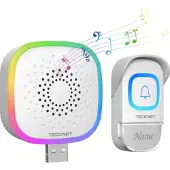 RL Draadloze deurbel met afstandsbediening en USB-poort