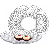 Altom Design Glazen serveerschaal 25 cm voor taarten, desserts & lekkernijen