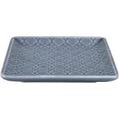 Lubiana Vond Marrakesh Kwadratbord 11cm Grijs-Blauw Porselein leuk