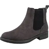Tamaris Chelsea boots donkergrijs