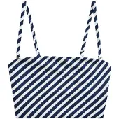 Next Bikinitop navy / wit