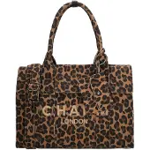 Charm London Bond Avenue Laptopschoudertas - 15.6" laptopvak - luipaard