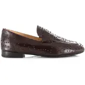 Babouche Sia loafers dark brown loafers dames