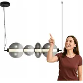ITALUX LED-hanglamp 36W SONTE PND-24352-36W-BK-SG van