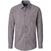 Casa Moda Casual Fit overhemd rood geruit
