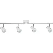 Paulmann Spotlights Clear 4x4,3W wit mat/chroom 230V metaal acryl