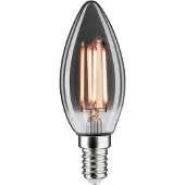 Paulmann 1879 Filament 230 V LED kaars E14 Dim 145lm 4W 1800K dimbaar Rookglas
