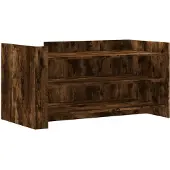 vidaXL Salontafel, gerookt eikenfineer, 100x50x50 cm, houtvezelplaat