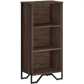 vidaXL Boekenkast 50x31x106 cm bewerkt hout bruin eikenkleurig