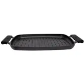 COSY&TRENDY Durable Grillpan No Stick Zwart 48x29xh4 ,5cm Aluminium