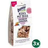 Bunny Nature 3x50 gr crunchy cracker fruit