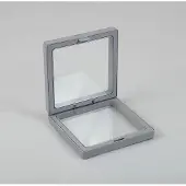 Ancient Wisdom Small 3D Floating Frame Display 7x7cm - Grey