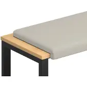 vidaXL Bankkussen Textured Velvet Havermout Diepte 35 cm