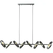 Nest of Nora Eetkamerlamp 8-lichts Envi - Industrieel design - Charcoal