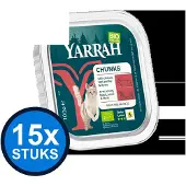 Yarrah 15x cat bio alu grainfree brokjes rund 100gr