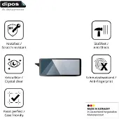 Dipos – 2x Pantserfolie geschikt voor Erisin ES47E40L | 9H Screenprotector