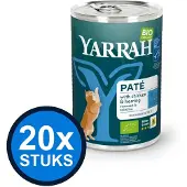 Yarrah 20x cat bio blik paté vis 400gr