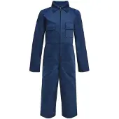 vidaXL Kinderoverall met mouwen maat 110/116 blauw