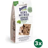 Bunny Nature 3x50 gr crunchy cracker peterselie