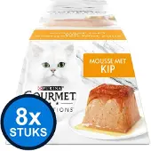 Gourmet 8x - Revelations Mousse Kip - Kattenvoer Natvoer - 4x57g