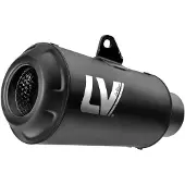 Leovince LV-10 einddemper m. EG-BE S/O 2-1 FB - Z 900 25- zwart