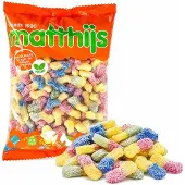 Matthijs Zure Neon Wormpjes 1Kg