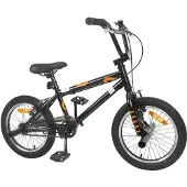 vidaXL BMX Fiets 16 Inch voor 5-8 jaar oud Zwart