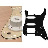 Boston ST-323-PC pickguard, Stallion, SSH, 3 pot holes, 3-5 switch, 3 ply, pearl cream