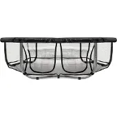 VirtuFit Trampolinerok - Veiligheidsnet - Zwart - 213 x 305 cm - Voorzien van Opbergvak - Beschermrand - Verkrijgbaar in Diverse Diameters - Trampoline Net - Trampoline Veiligheidsnet 213 x305 cm -