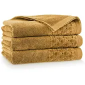 Zwoltex Oscar - Badhanddoek - 70x140 - Antibacterieel - Mustard
