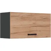 Vicco Hangkast R-Line, Goudkleurig Eiken/Antraciet, 80 cm Plat