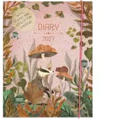 Pimpelmees Magical Forest A5 Agenda 2027 Badger Warm Red