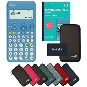 Casio fx-82NL+ incl. beschermhoes Donkergrijs + Handleiding - Wetenschappelijke rekenmachine - Standaardset