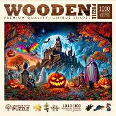 Wooden City WoodenCity Halloween Kasteelpuzzel - 1010 Stukjes