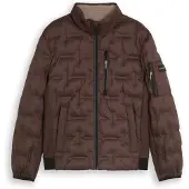 Tom Tailor Tussenjas chocoladebruin / zwart