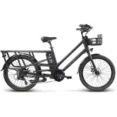 Villette le Prolongé longtail transportfiets zwart