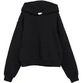 s.Oliver Sweatshirt zwart / wit
