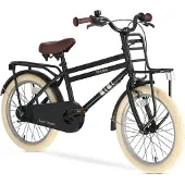 Deryan Cooper Kinderfiets 18 inch - Verstelbaar Stuur en Zadel - Zwart