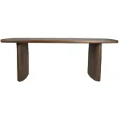 LivingFurn - Tyler eettafel 220 cm - bruin
