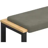vidaXL Bankkussen corduroy Lichtgrijs Diepte 35 cm
