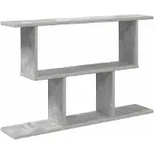 vidaXL Wandplank Betongrijs 80 x 15 x 50,5 cm