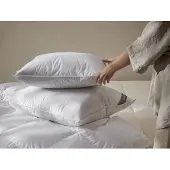 Yumeko Kussen Gerecycled Dons 65x65 Wit - Eco, Bio & Fairtrade
