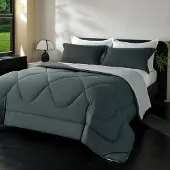 Famanu – Dekbed 155x220 cm voor alle seizoenen, omkeerbaar, Oeko--gecertificeerd, 300GSM