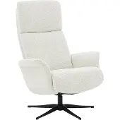 Goossens Fauteuil Zenica - Met Armleuning - Stof - Beige