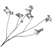 Silk-ka Kunstbloem-Zijden Bloem Spirea Tak Bruin 125 cm