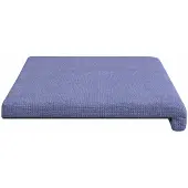 vidaXL Bankkussen Stof Jeans Blauw Diepte 35 cm