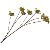 Silk-ka Kunstbloem-Zijden Bloem Bessentak Groen 106 cm