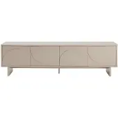 Vente-unique Tv-meubel met 4 deuren - Beige DELORINA