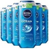 Nivea 6x Shampoo & Douchegel 3in1 Fresh Ocean 250 Ml